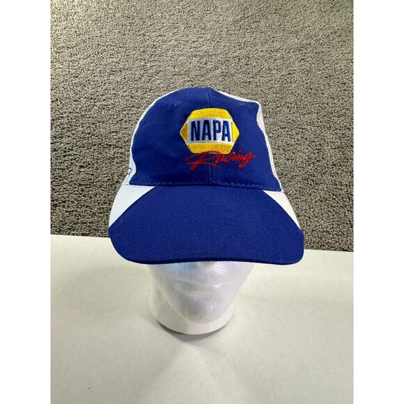 Napa Racing Hat Mens One Size Blue White Strap Back Cap Napa Know How #9 - Picture 2 of 10